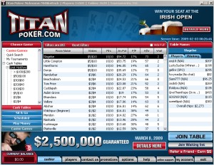 titan poker lobby